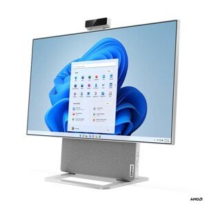 Lenovo YOGA AIO 7 27ARH7 Ryzen 5 6600H 6C/16GB/SSD 1TB/27"/UHD/IPS/400nitů/JBL repro/kamera/170W/WIN11 Home/stříbrná; F0GS004LCK