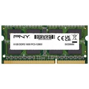 PNY 8GB DDR3 1600MHz / SO-DIMM / CL11 / 1,35V; SOD8GBN12800/3L-SB