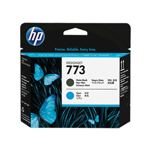 HP 773 Matte Black+Cyan Designjet Printhead C1Q20A; C1Q20A