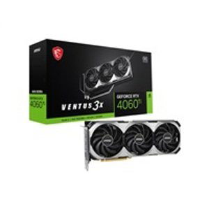 MSI VGA NVIDIA GeForce RTX 4060 Ti VENTUS 3X 8G OC, RTX 4060 Ti, 8GB GDDR6X; RTX 4060 Ti VENTUS 3X 8G OC