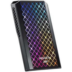 Adata SE900G 2TB SSD Externí USB 3.2 Type-C 2000MB s Read Write RGB černý; ASE900G-2TU32G2-CBK