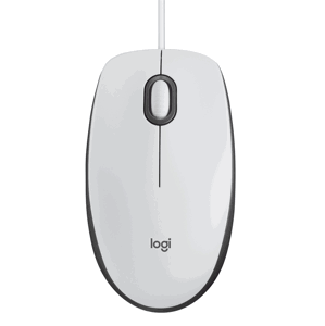 Logitech M100, bílá; 910-006764