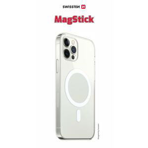 Swissten pouzdro Clear Jelly MagStick iPhone 15 Plus transparentní; 33001722