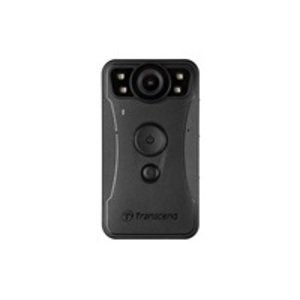Transcend osobní kamera DrivePro Body 30, Full HD 1080p, infra LED, 64GB paměť, Wi-Fi, Bluetooth, USB 2.0, IP67, černá; TS64GDPB30A