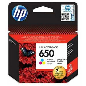 HP 650 (CZ102AE, barevná) - originální; CZ102AE#BHK