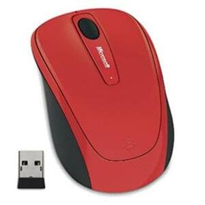 Microsoft Wireless Mobile Mouse 3500 Flame Red Gloss; GMF-00293
