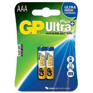 GP Alkalická baterie AAA Ultra Plus Blister (blistr 2ks); 1017112000
