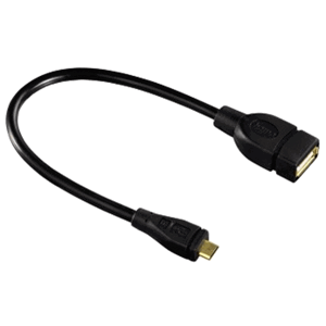 Redukce USB A zásuvka - micro B vidlice /OTG kabel/; 78426