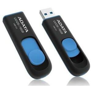 ADATA F UV128 16GB - USB 3.0 Flash Disk,černo modrý; AUV128-16G-RBE