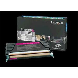 Lexmark C734, C736, X734, X736, X738 Magenta Return Programme Toner Cartridge (6K); C734A1MG