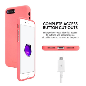 Ochranný kryt pro iPhone 7 Plus / 8 Plus - Mercury, Soft Feeling Pink