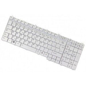 Toshiba kompatibilní PK130CK1C04 klávesnice na notebook CZ/SK stříbrná