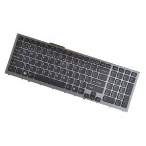 Sony Vaio VPC-F11 klávesnice na notebook CZ/SK stříbrná