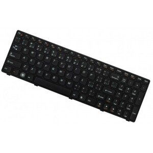 Lenovo9Z.N5SSC.N0G klávesnice na notebook černá CZ/SK