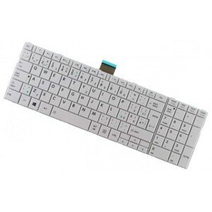 Toshiba Satellite L855 klávesnice na notebook, s rámečkem CZ/SK Bílá