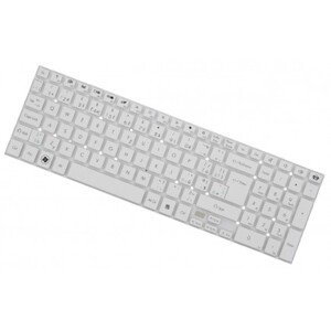 Gateway NV57H14H klávesnice na notebook CZ/SK Bílá Bez rámečku