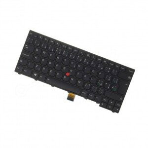 Lenovo kompatibilní 04Y2763 klávesnice na notebook CZ/SK černá, podsvícená
