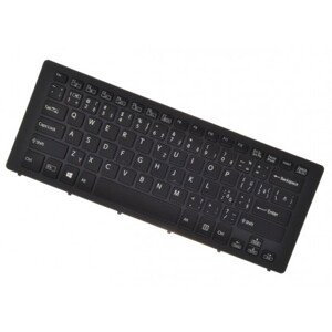 Sony Vaio kompatibilní 149240921 klávesnice na notebook CZ/SK Černá, Podsvícená