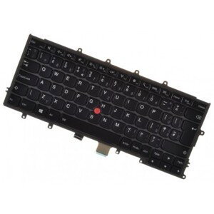 Lenovo ThinkPad X240 klávesnice na notebook CZ/SK Černá s rámečkem, Podsvícená, Trackpoint