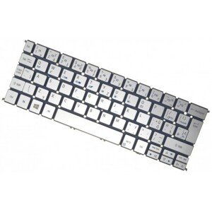 Acer Aspire S7-191-6647 klávesnice na notebook CZ/SK Stříbrná, Bez rámečku, Podsvícená