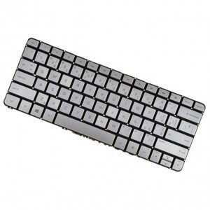 HP Spectre x360 13-4128CA klávesnice na notebook CZ/SK Stříbrná, Bez rámečku, Podsvícená