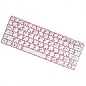 Sony Vaio kompatibilní 149037421DE klávesnice na notebook s rámečkem růžová CZ/SK