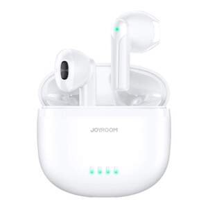 Joyroom JR-TL11 TWS ENC voděodolná IPX4 bezdrátová sluchátka do uší s Bluetooth 5.3 Bílá