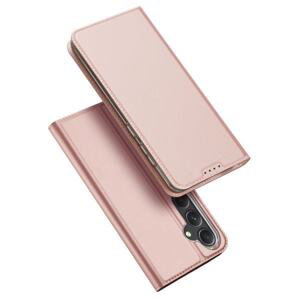 Knížkový obal na Samsung Galaxy S23 FE DUX DUCIS Skin Pink
