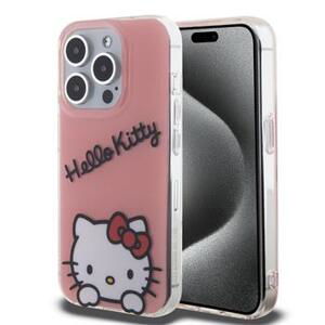 Hello Kitty silikonový obal na iPhone 15 PRO 6.1" Pink IML Daydreaming Logo