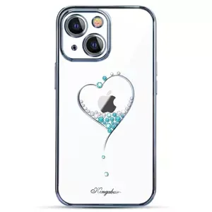 Kingxbar Wish Series obal s crystaly na iPhone 15 6.1" Blue