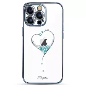 Kingxbar Wish Series obal s crystaly na iPhone 15 PRO 6.1" Blue