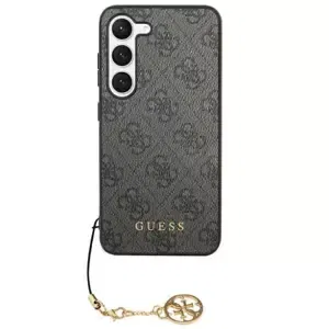 Guess hard silikonové pouzdro Samsung Galaxy S24 5G black 4G Charms Collection