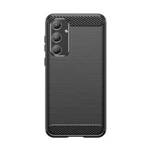 Silikonový obal na Samsung Galaxy A35 5G Karbonový vzhled Černý