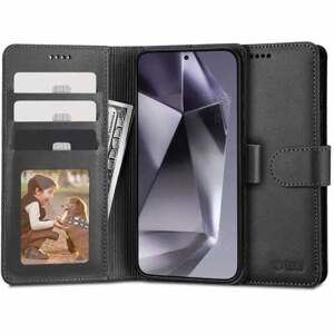 Knížkový obal na Samsung Galaxy S24 ULTRA Tech-Protect Wallet Černý