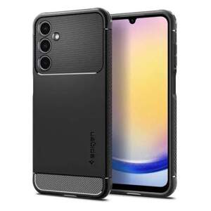 Silikonový obal na Samsung Galaxy A25 5G Spigen Rugged Armor Matte Black