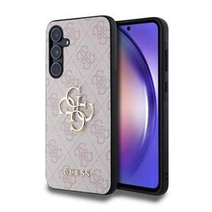 Guess hard kryt na Samsung Galaxy A55 5G Růžový 4G Big Metal Logo