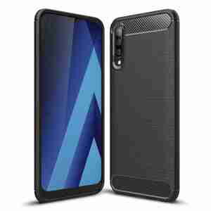 Silikonové pouzdro Carbon Samsung Galaxy A50 black