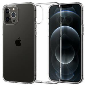 Spigen Liquid Crystal silikonové pouzdro na iPhone 12 Pro Max Crystal Clear