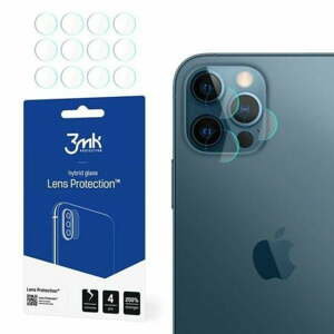 3MK ochranné tvrzené sklo 7H na čočku fotoaparátu iPhone 12 Pro 6.1" 4 kusy