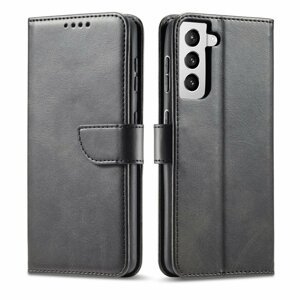 Magnet Case elegantní knížkové pouzdro na Samsung Galaxy S21 5G black