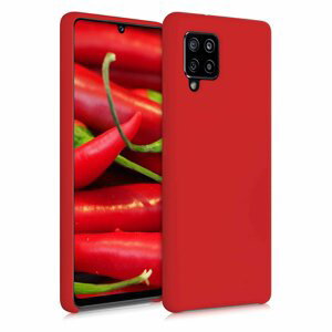 Silikonové pouzdro LUX na Samsung Galaxy A42 5G red