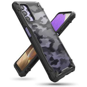 Ringke Fusion X Design pancéřové pouzdro na Samsung Galaxy A32 5G Camo Black (XDSG0058)