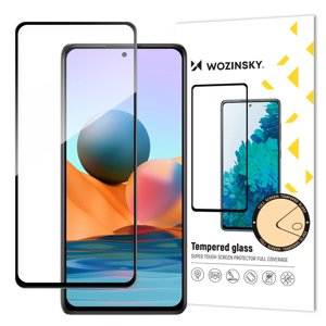 Wozinsky Celoplošně lepené temperované tvrzené sklo 9H na Xiaomi Redmi Note 10 PRO black