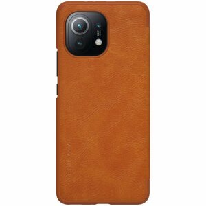 Nillkin Qin knížkové pouzdro na Xiaomi Mi 11 Brown