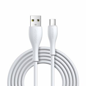 Joyroom S-1030M8 odolný silikonový kabel USB / USB-C 3A 1m white