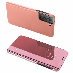 Knížkové pouzdro na Xiaomi Mi 11 s průhlednou přední stranou pink