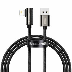 Baseus Legend extra odolný nylonem opletený kabel USB / Lightning 2.4 A 1m black