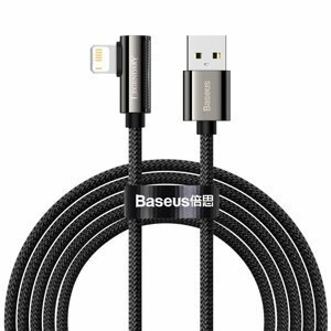 Baseus Legend extra odolný nylonem opletený kabel USB / Lightning 2.4 A 2m black