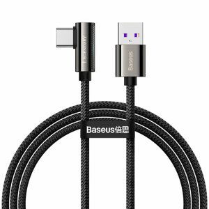 Baseus Legend extra odolný nylonem opletený kabel USB / USB-C 66W 1m black