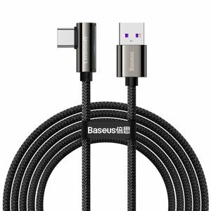 Baseus Legend extra odolný nylonem opletený kabel USB / USB-C 66W 2m black